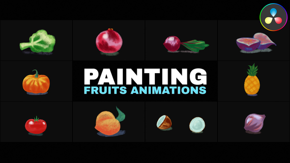 Photo of Painting Fruits Animation | DaVinci Resolve – Videohive 54685832