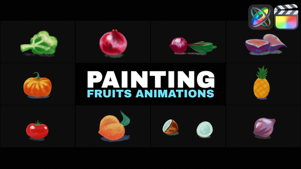 Photo of Painting Fruits Animation | FCPX – Videohive 54701869