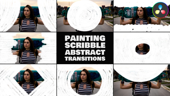 Photo of Painting Scribble Abstract Transitions for DaVinci Resolve – Videohive 54686166