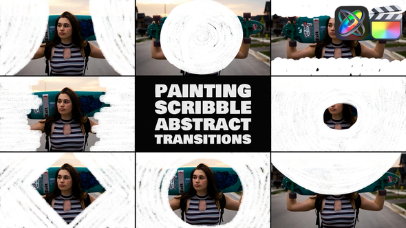 Photo of Painting Scribble Abstract Transitions for FCPX – Videohive 54609451