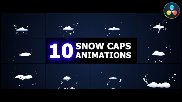 Photo of Snow Caps Animations | DaVinci Resolve – Videohive 55108983