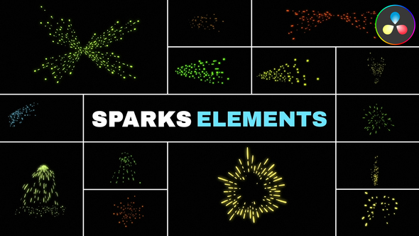 Photo of Sparks Elements for DaVinci Resolve – Videohive 54685804