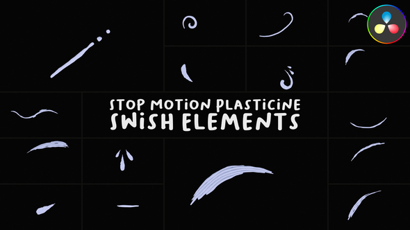 Photo of Stop Motion Plasticine Swish Elements for DaVinci Resolve – Videohive 54590860