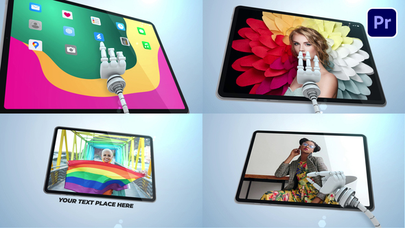 Photo of Tablet Promotion with Robotic Gestures – Videohive 54899069