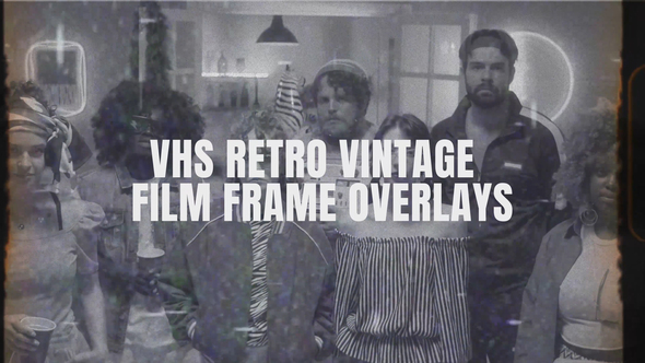 Photo of VHS Retro Vintage Film Frame Overlays | FCPX – Videohive 54816526