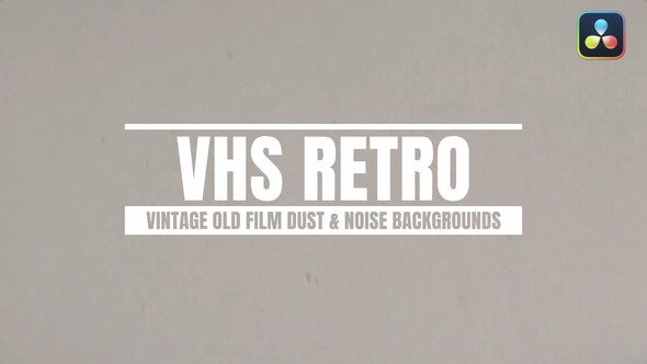 Photo of Vintage Old Film Dust & Noise Backgrounds For DaVinci Resolve – Videohive 54817399