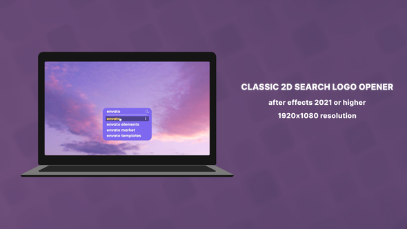 Photo of After Effects Classic 2D Search Logo Opener 60fps – Videohive 55424284