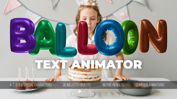 Photo of Balloon Text Animator – Videohive 55401201