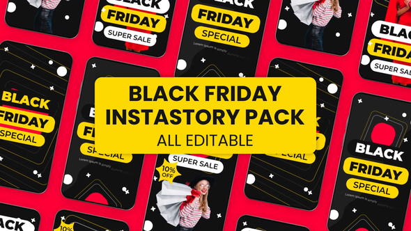 Photo of Black Friday Insta Story Pack – Videohive 55094597