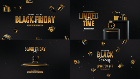 Photo of Black Friday Sale Pack Mogrt – Videohive 55314476