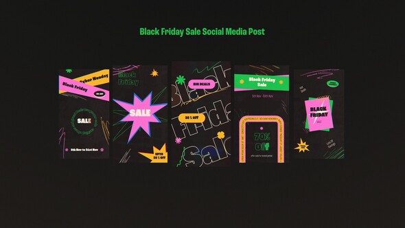 Photo of Black Friday Sale Social Media Post Mogrt – Videohive 55320196