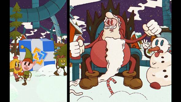 Photo of Cartoon Christmas Gift – Videohive 55335691