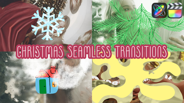 Photo of Cartoon Christmas Seamless Transitions for FCPX – Videohive 55167031