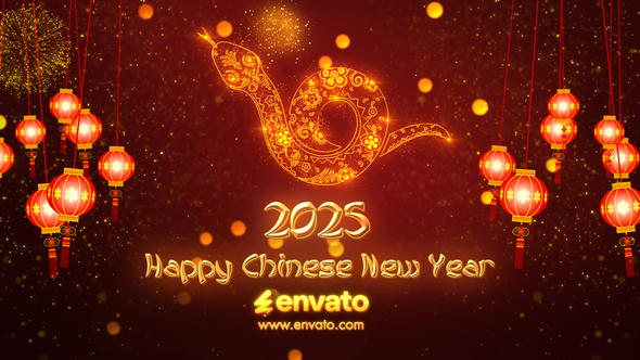 Photo of Chinese New Year Greetings 2025 – Videohive 29968357