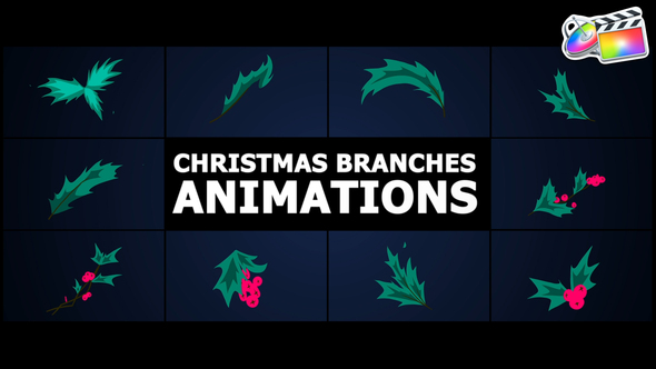 Photo of Christmas Branches Animations | FCPX – Videohive 55543788