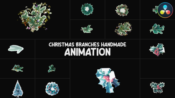 Photo of Christmas Branches Handmade Animation | DaVinci Resolve – Videohive 55185130