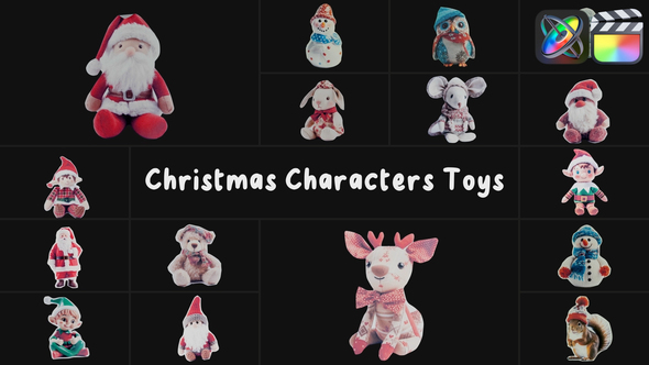 Photo of Christmas Characters Toys for FCPX – Videohive 55267188