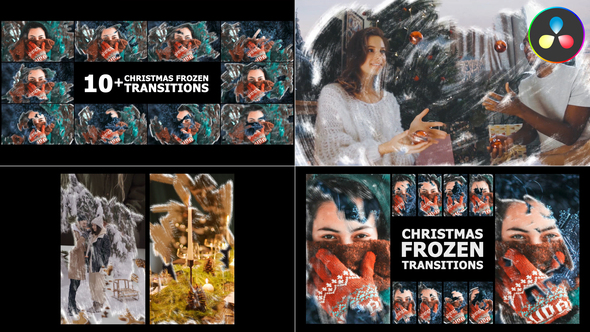 Photo of Christmas Frozen Transitions | DaVinci Resolve – Videohive 55519277