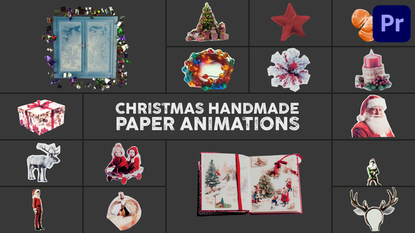 Photo of Christmas Handmade Paper Animations | Premiere Pro MOGRT – Videohive 55299897