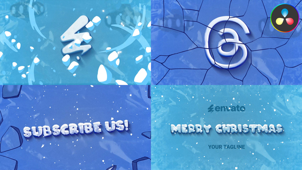 Photo of Christmas Ice Logo for DaVinci Resolve – Videohive 55543537
