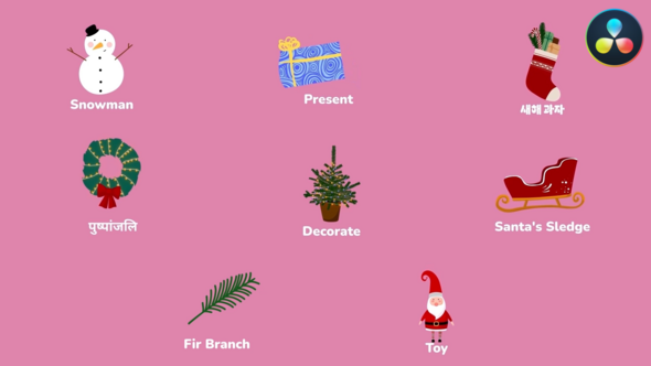 Photo of Christmas Icons And Titles for DaVinci Resolve – Videohive 55421816