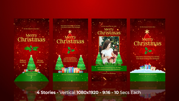 Photo of Christmas Instagram Stories – Videohive 55352558