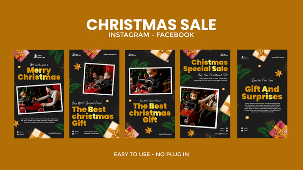 Photo of Christmas instagram stories – Videohive 55417077