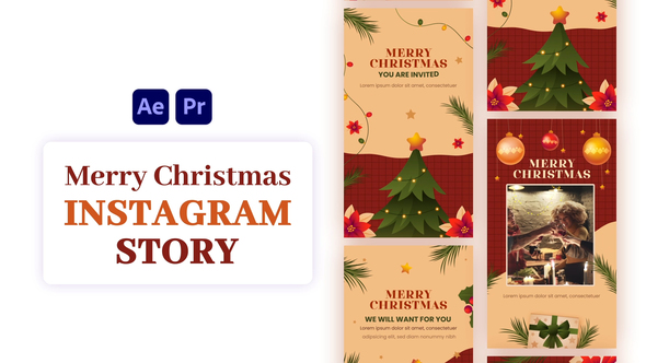 Photo of Christmas Instagram Story – Videohive 55436992