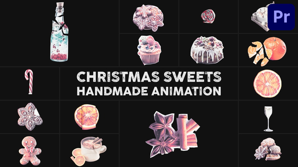 Photo of Christmas Sweets Handmade Animation | Premiere Pro MOGRT – Videohive 55443858