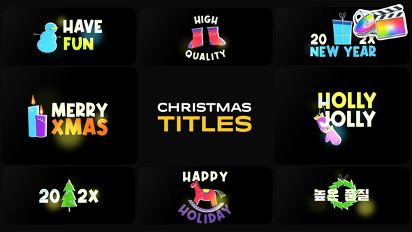 Photo of Christmas Titles for FCPX – Videohive 55421686