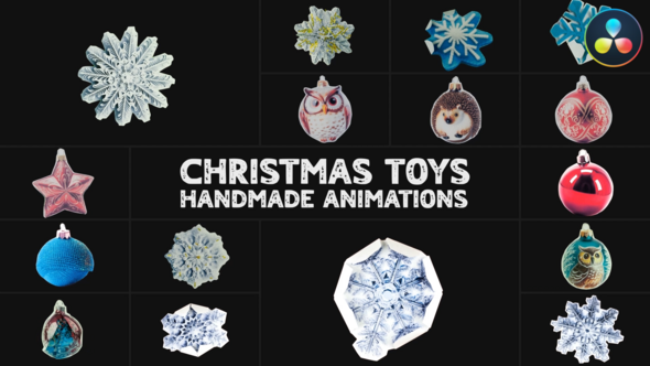 Photo of Christmas Toys Handmade Animations | DaVinci Resolve – Videohive 55285923