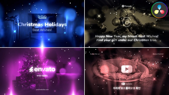 Photo of Christmas Wishes Typography for DaVinci Resolve – Videohive 55520276