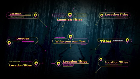 Photo of Creative Location Titles – Videohive 55225131