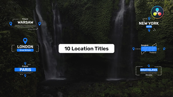 Photo of Design Location Titles for DaVinci Resolve – Videohive 55577200