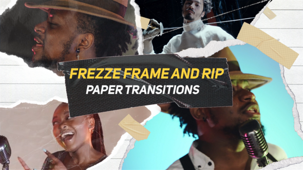 Photo of Freeze Freme and Rip paper Transition || MOGRT – Videohive 55355530