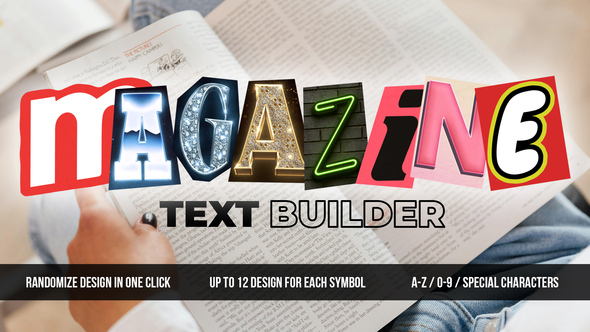 Photo of Magazine Text Builder – Videohive 55160507