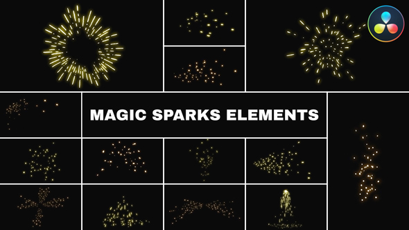 Photo of Magic Sparks Elements | DaVinci Resolve – Videohive 55519941