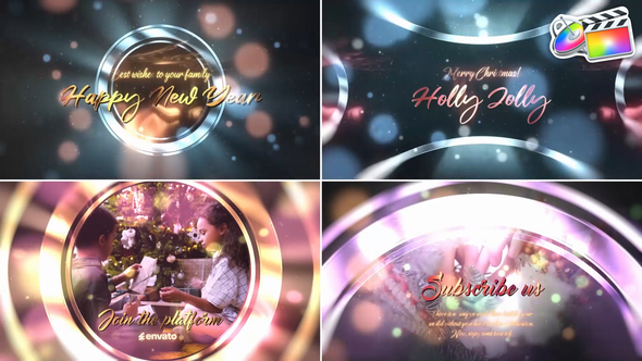 Photo of Merry Christmas Typography for FCPX – Videohive 55599381