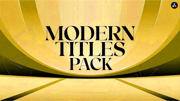 Photo of Modern Titles Pack | DR – Videohive 55525218