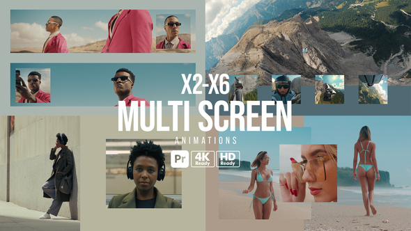 Photo of Multi Screen Animations for Premiere Pro – Videohive 55392191