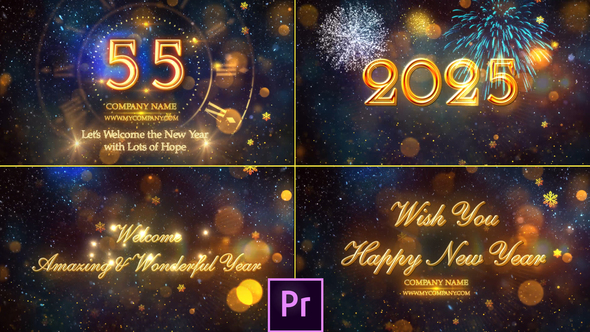 Photo of New Year Countdown 2025 – Premiere Pro – Videohive 24892535