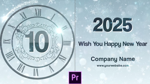 Photo of New Year Countdown 2025 – Premiere Pro – Videohive 42355007