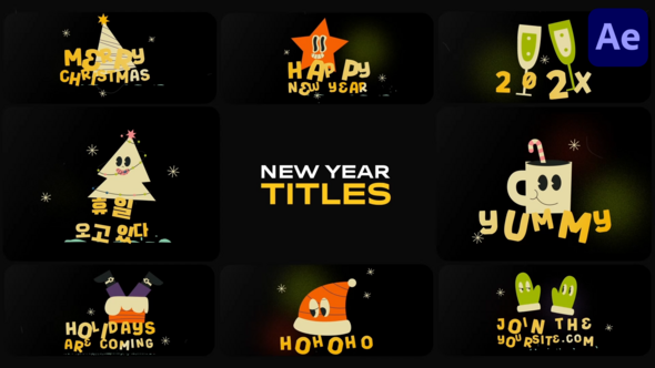 Photo of New Year Titles for After Effects – Videohive 55262756