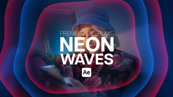 Photo of Premium Overlays Neon Waves – Videohive 55362355