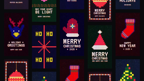 Photo of Retro Pixel Christmas Stories – Videohive 55335128