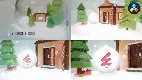 Photo of Snow Globe Logo Reveal for DaVinci Resolve – Videohive 55532908