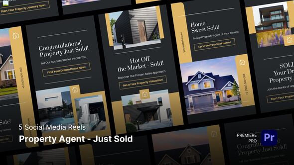 Photo of Social Media Reels – Property Agent – Just Sold Premiere Pro Templates – Videohive 55332347