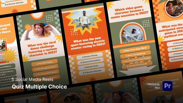 Photo of Social Media Reels – Quiz Multiple Choice Premiere Pro Templates – Videohive 55421127