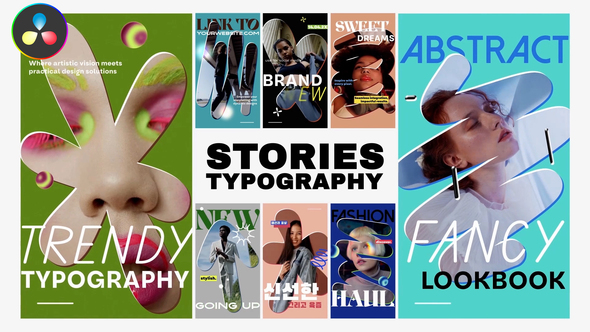 Photo of Stories Typography for DaVinci Resolve – Videohive 55195845