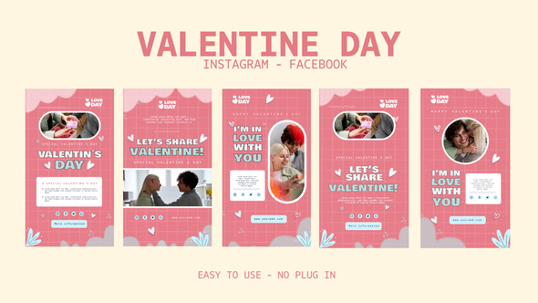 Photo of Valentine Day Instagram Stories – Videohive 55417183